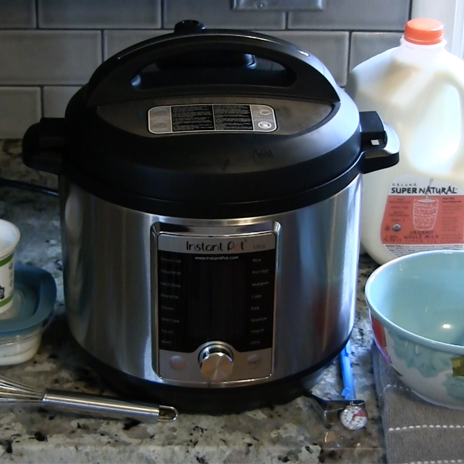 Making yogurt in instant pot ultra hot sale